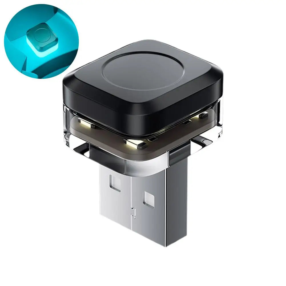 USB Car LED Ambient Light - Multicolor Adjustable Interior Atmosphere Lamp