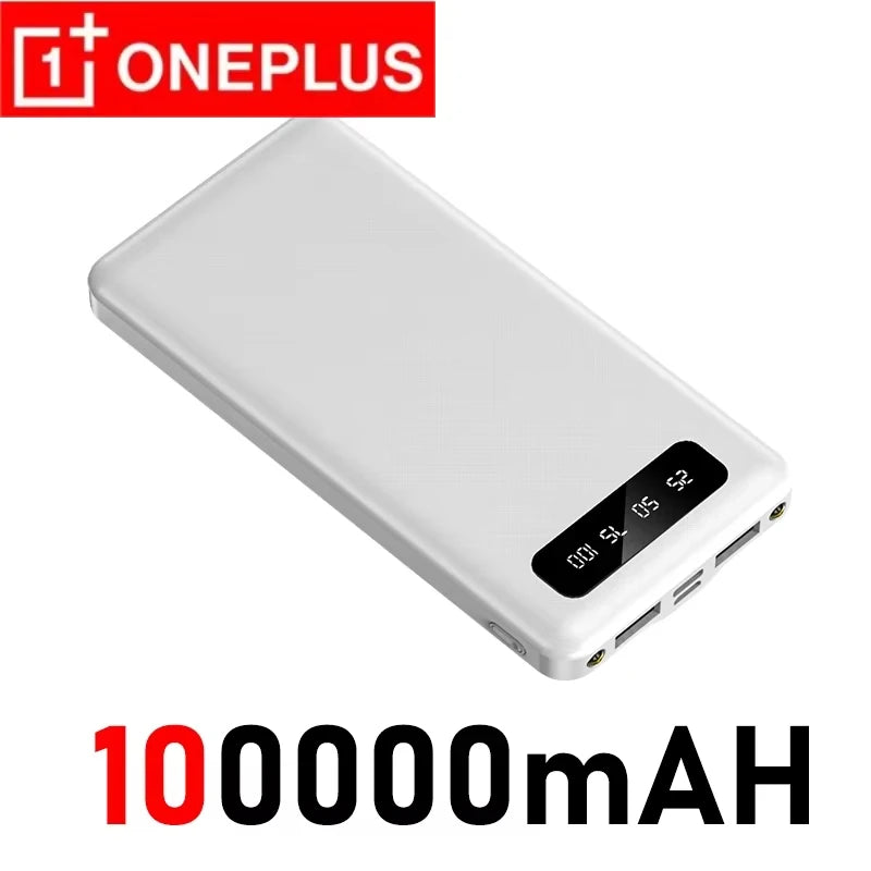 200000mAh 120W Portable Power Bank with LED Digital Display, Fast Charging USB-C External Battery for Smartphones & Tablets