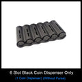 6-Slot Euro Coin Dispenser Waist Wallet – Waiter & Driver Cash Coin Holder with Zipper Pocket