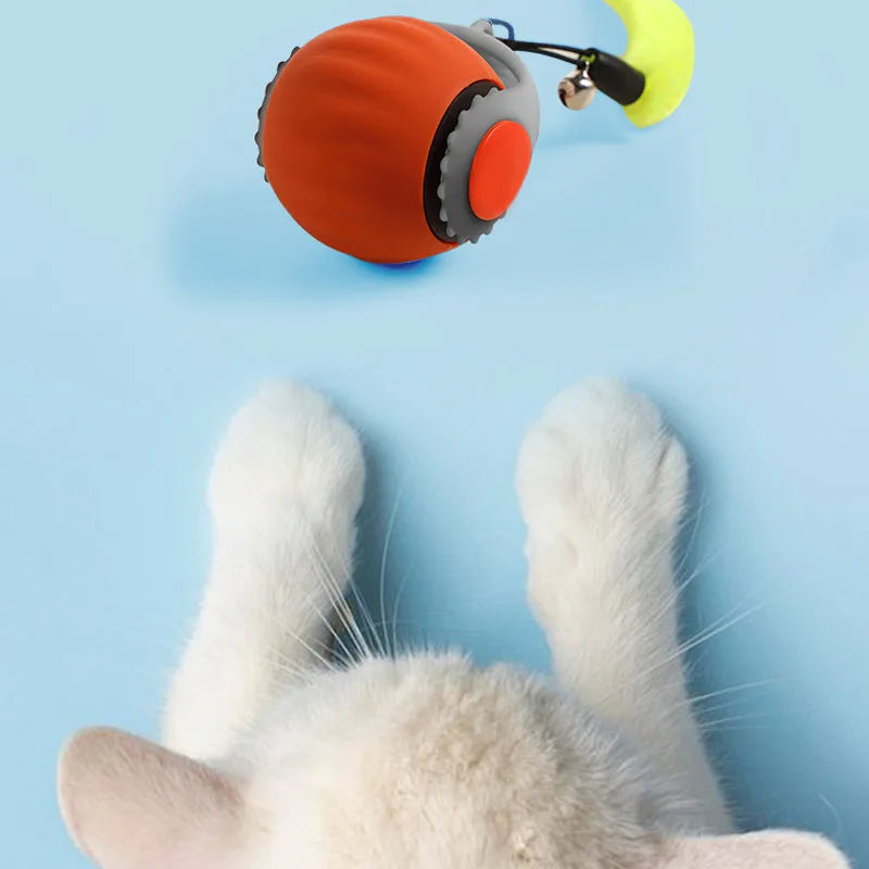 Interactive Electric Cat Toy Ball – Self-Activating Bite-Resistant Toy for Cats