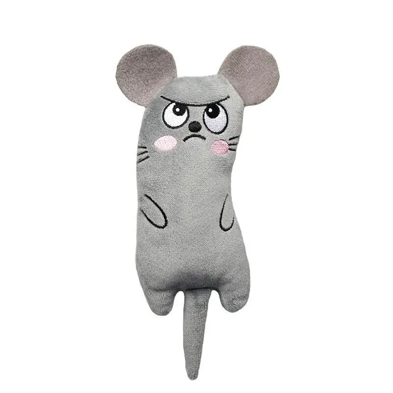 Plush Catnip Mouse Toy for Cats – Interactive Bite-Resistant Kitten Toy 5.5 x 16 cm (2.2 x 6.3 in)