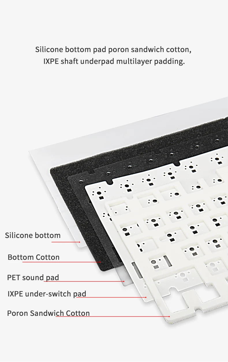 Wired and Wireless 70% Mechanical Gaming Keyboard, Tri-Mode RGB, Hot-Swappable Switches for PC & Mac