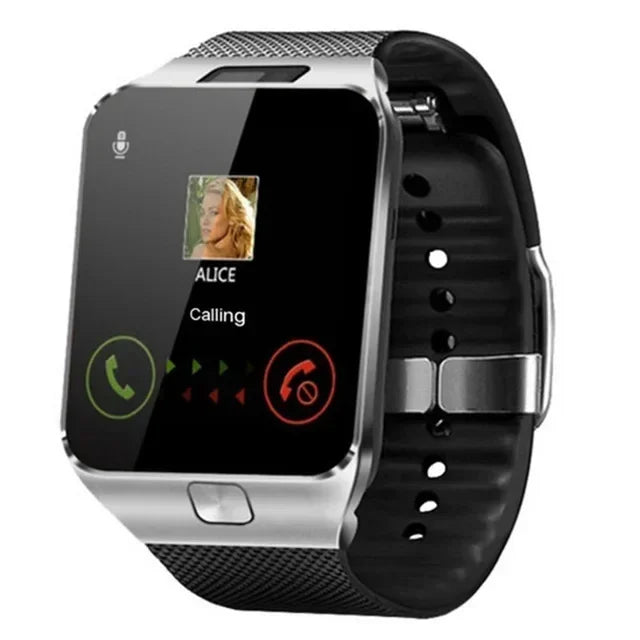 1.56-inch Touch Screen Smartwatch with SIM Support, Bluetooth Calls, Camera & Fitness Tracker