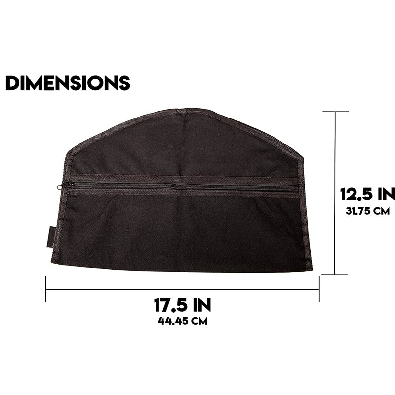 Hidden Hanger Pocket Safe — Closet Stash for Valuables, Fits 8.5 x 11 in (216 x 279 mm) Documents, Passports & Jewelry