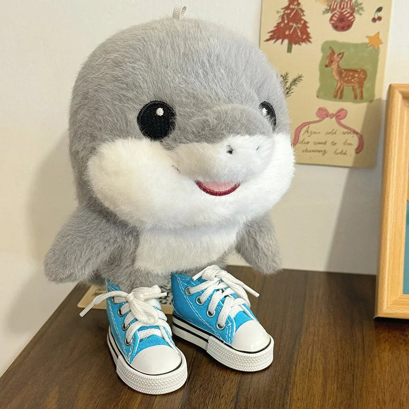 Tralala Plush Doll 9 in (23 cm) Soft Stuffed Toy - Blue/Pink, PP Cotton, Unisex Gift