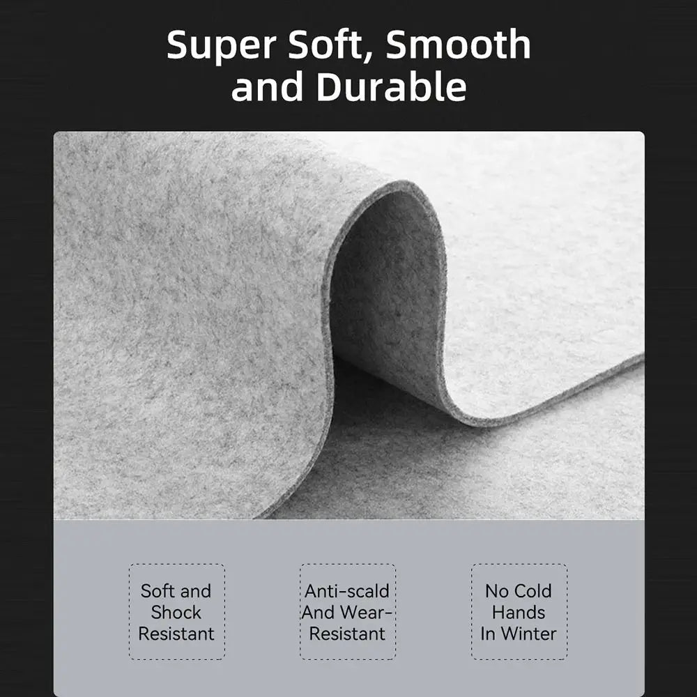 Wool Felt Desk Mat — Non-Slip Keyboard & Mouse Pad for Gaming & Office, Multiple Sizes (26×21–90×40 cm | 10.2×8.3–35.4×15.7 in)