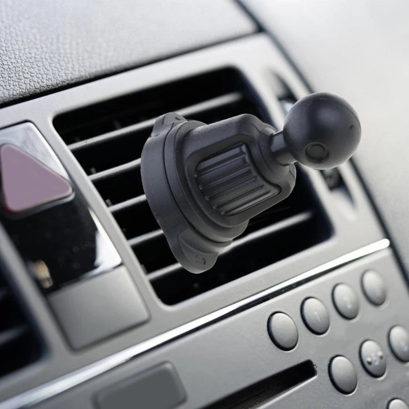 Car Air Vent Phone Mount Base Clip with Retractable Metal Hook – 17mm Joint Air Outlet Phone Holder Adapter