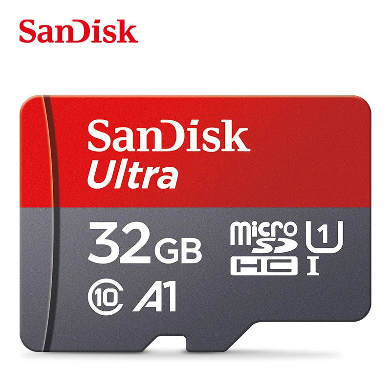 microSD Memory Card 32/64/128/256/512GB A1 Class 10 UHS‑I V10 TF Card for Smartphones, Tablets & Cameras