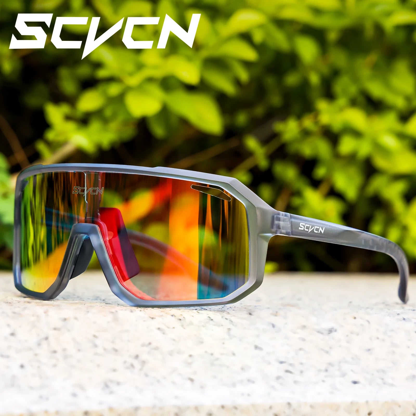 Unisex UV400 Cycling Sunglasses Polycarbonate Sports Glasses for MTB & Road Bike