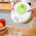 Salad Spinner for Lettuce & Leafy Greens — Washer, Dryer & Strainer
