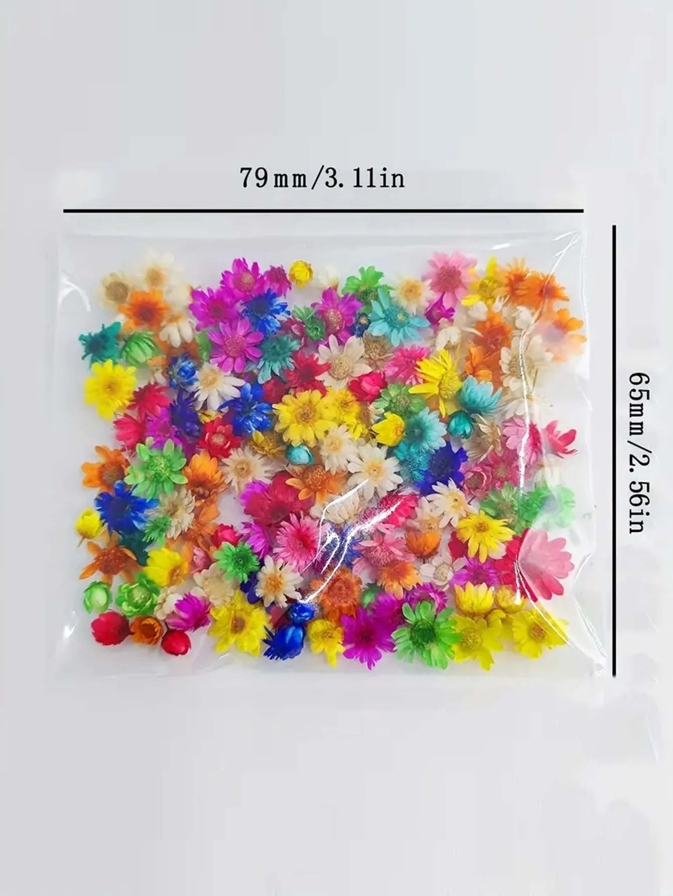 120 PCS Small Daisy Artificial Flower Heads for Resin Jewelry, Candle Decoration, DIY Crafts & Home Decor