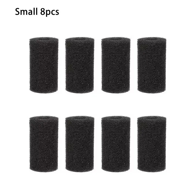 Aquarium Filter Sponge 4/8-Pack, Pre-Filter Inlet Cartridge for Fish Tank - Shrimp-Safe