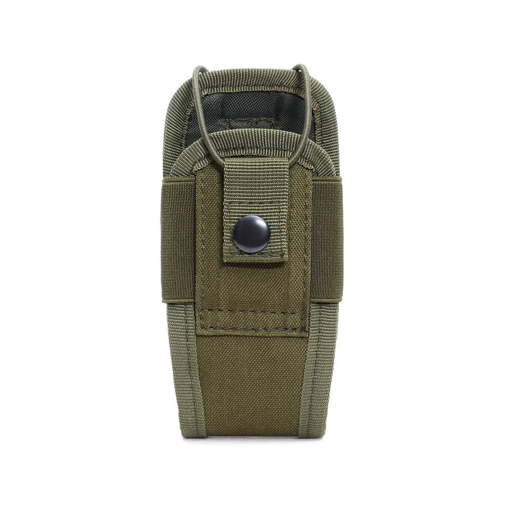 MOLLE Radio Pouch 1000D Nylon Walkie-Talkie Holster, Tactical Carry Bag for Hunting Camping Hiking