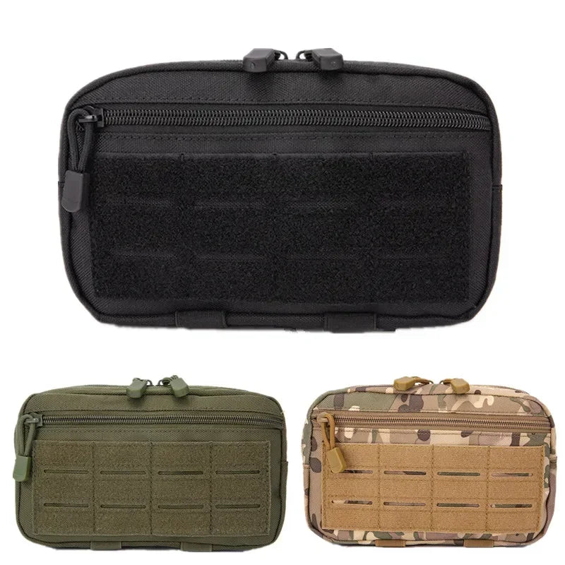 Tactical MOLLE EDC Pouch - Compact Nylon Waist Utility Pack for Phone, First Aid & EMT Gear