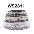 5050 RGBIC Individually Addressable LED Strip — 30/60/144 LEDs per Meter, DC 5V/12V, IP30/IP65/IP67 Waterproof Options