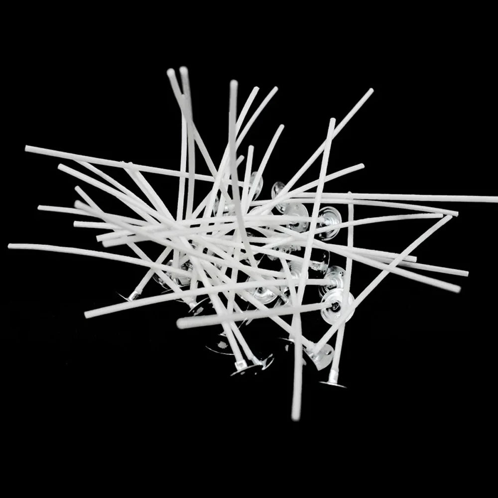 103-Piece Smokeless Candle Wicks Set – Soy Wax Core & Woven Cotton for Candle Making, Oil Lamps & Wax Crafts