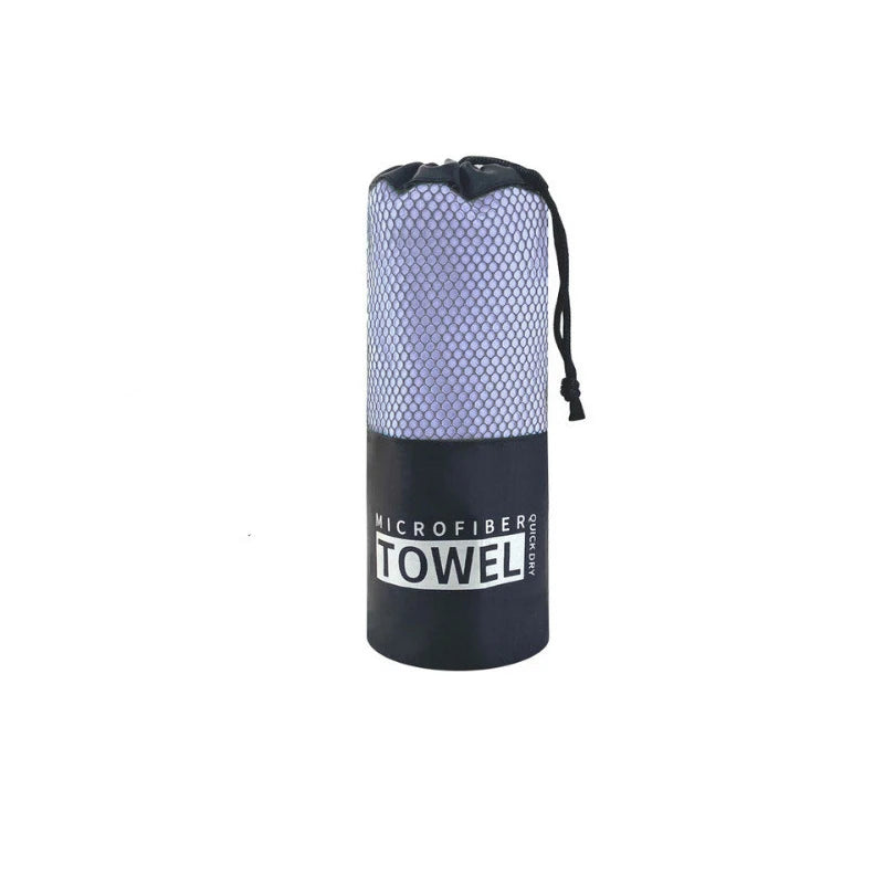Quick-Dry Microfiber Sports Towel — 40x80 / 80x160 cm (15.7x31.5 / 31.5x63 in) for Gym, Swim, Beach & Camping (Blue, Gray, Green, Orange)