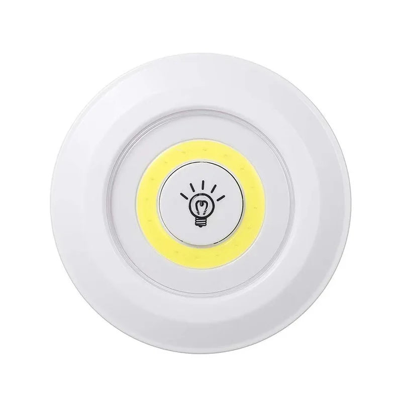 Dimmable Battery-Operated LED Under-Cabinet Light with Remote — Closet, Wardrobe & Bathroom Night Lamp