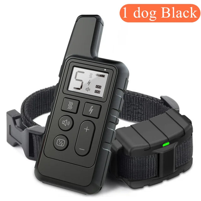 Waterproof Remote Dog Training Collar – 500m Range Rechargeable with Shock, Vibration & Tone, Adjustable 14–27 in (35–69 cm)