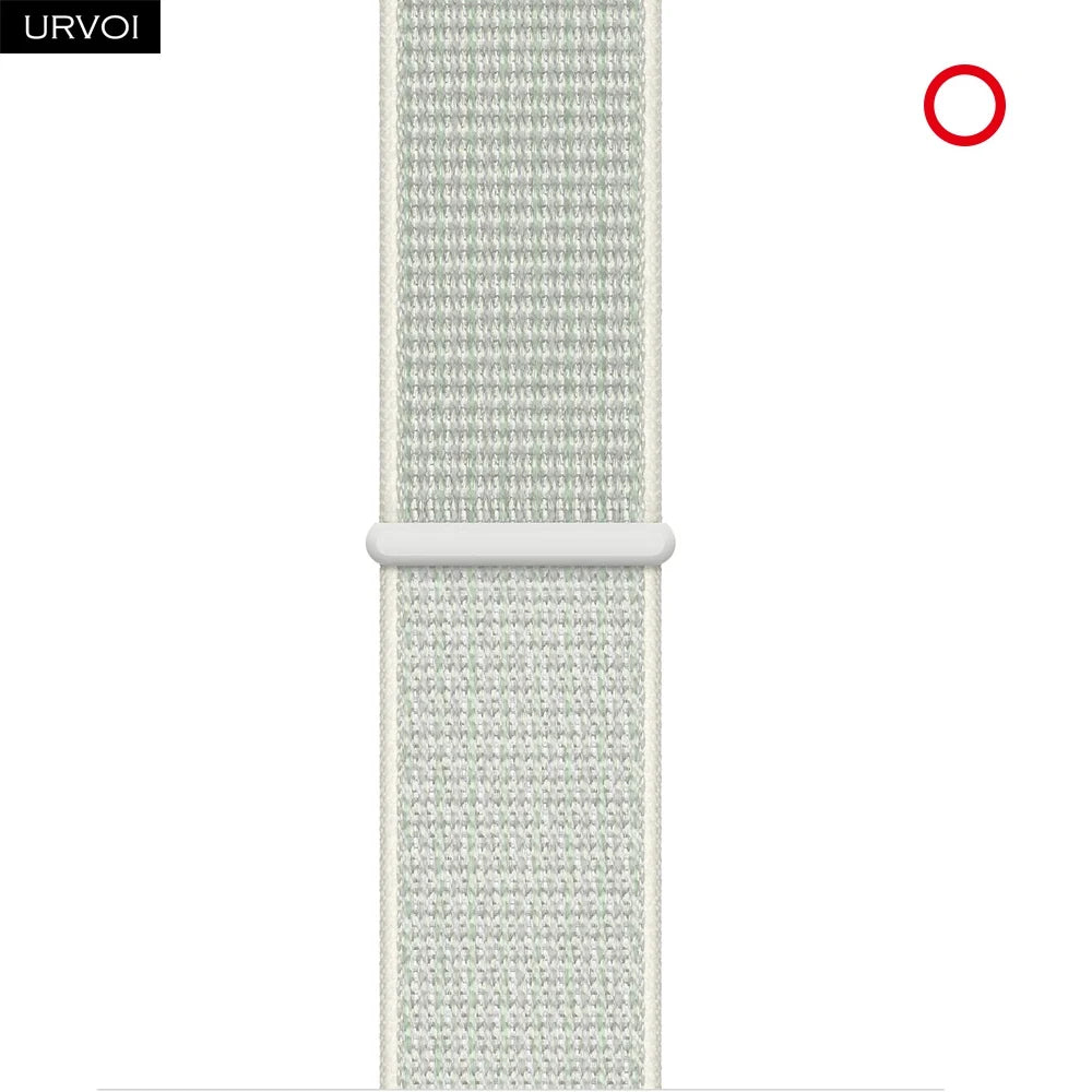 Nylon Sport Loop Band for Apple Watch — Breathable Hook & Loop Fastener — Fits 42/44/45/46/49mm
