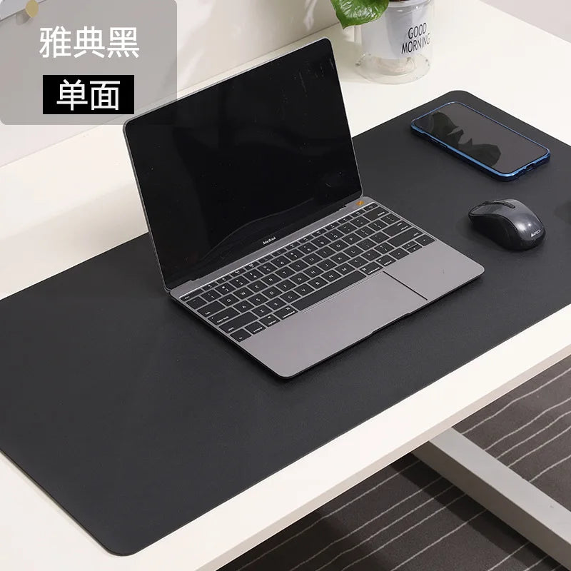 White XXL Gaming Mouse Pad Large Waterproof Non-Slip PU Suede Desk Mat for Keyboard & Mouse