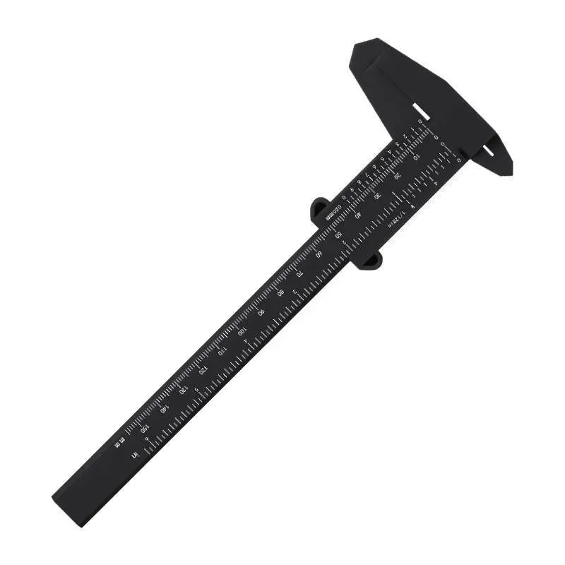 Mini Plastic Vernier Caliper 0-150mm (0-6 in) Portable Manual Measuring Tool for Students & DIY
