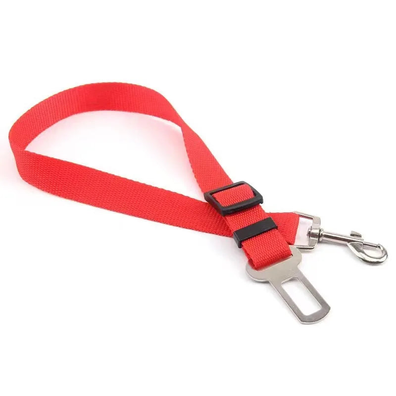 Adjustable Pet Car Seat Belt for Dogs & Cats – Universal Safety Buckle, 17.7–28.3 in (45–72 cm)