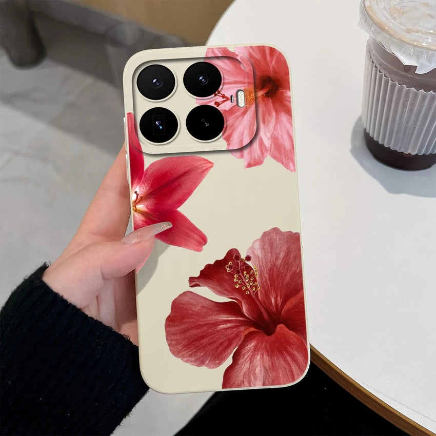 Liquid Silicone Phone Case for Xiaomi 17T / 17T Pro — Vibrant Fruit Print Soft Shell, Anti-Fingerprint Shockproof Bumper