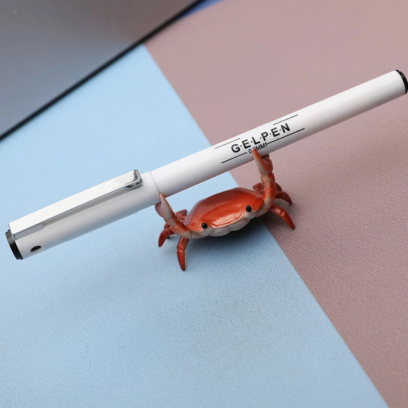 Cute Mini Crab Pen Holder – Desktop Pen Cup Novelty Stationery Organizer