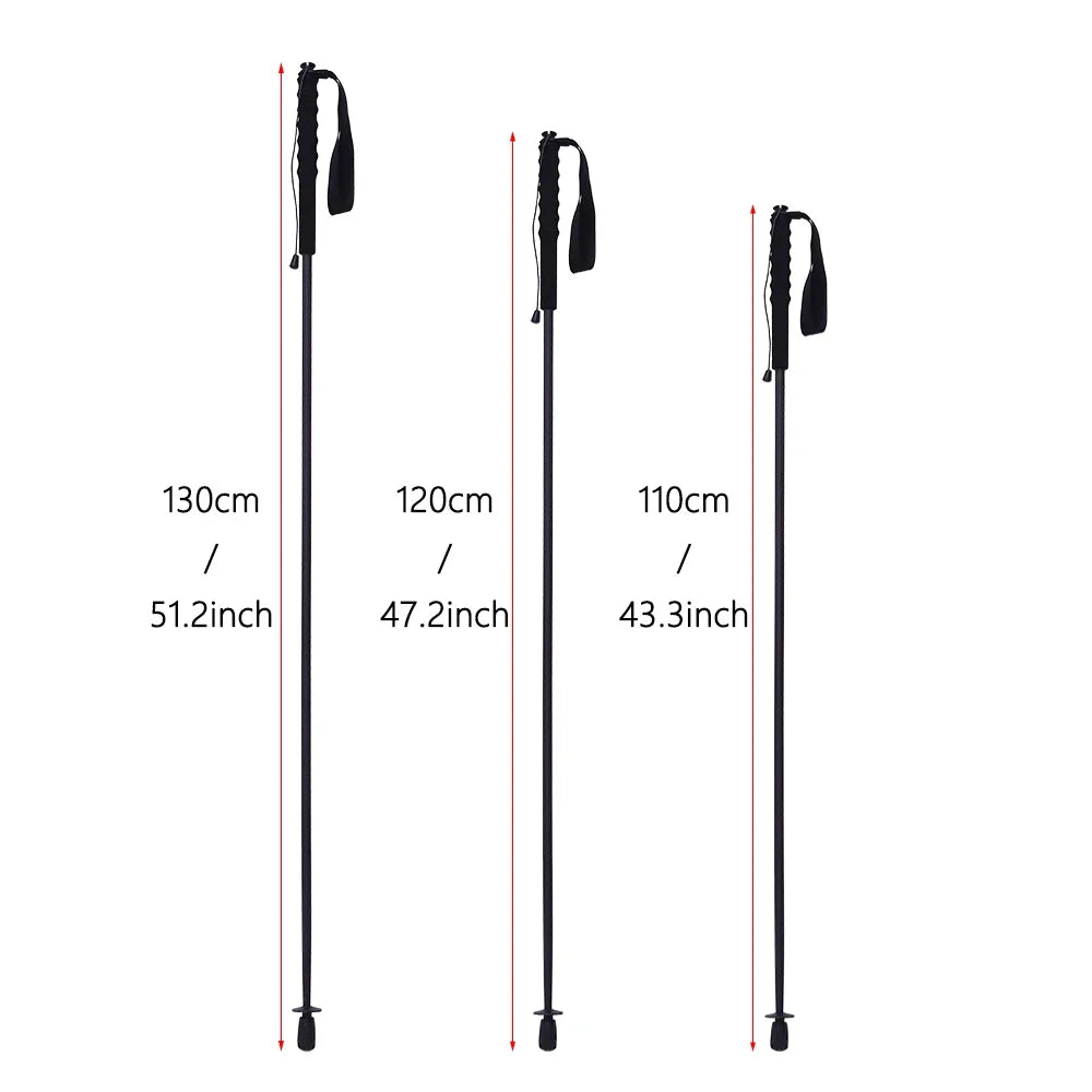 Ultra-Light Carbon Fiber Folding Trekking Pole Adjustable 110–130 cm (43–51 in) Collapsible Hiking and Walking Stick