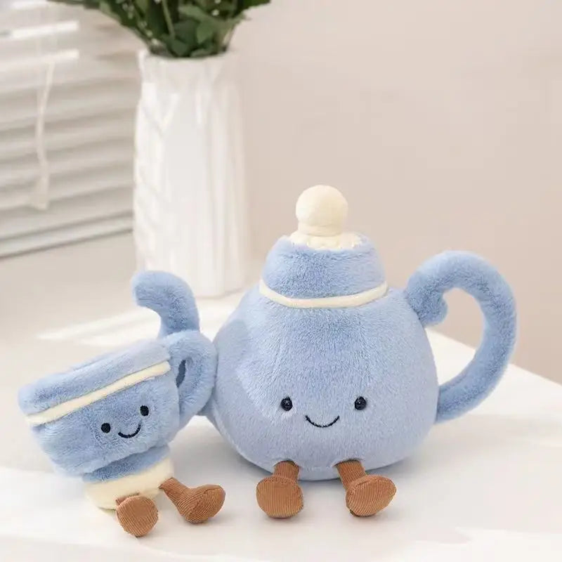 Afternoon Tea Plush Dolls - Cute Cartoon Figurines & Stuffed Toys for Kids' Birthday Gifts