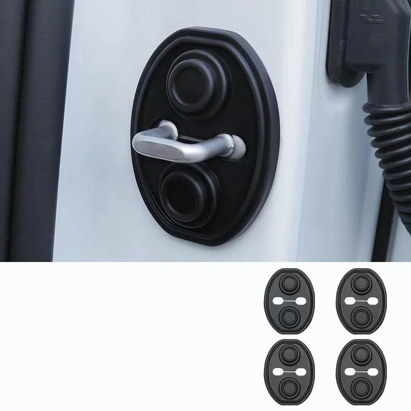 Car Door Silicone Shockproof Pads - 2/4 Pack Door Closing Mute Shock Absorber Cushions