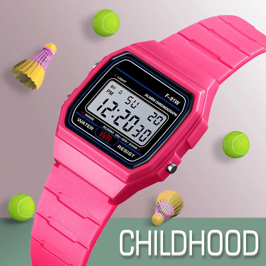 Waterproof LED Digital Military Sport Watch – Analog-Digital Unisex Kids & Women Alarm Wristwatch