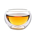 50 ml (1.7 fl oz) Double Wall Glass Tea & Coffee Cups - 6-Piece Heat-Resistant Handle Borosilicate Mug Set