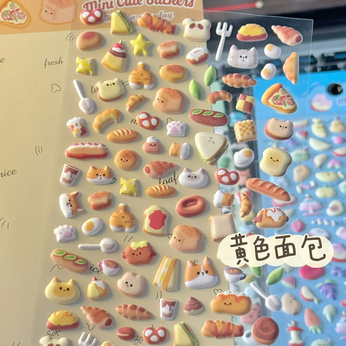 Animal Foam Puffy Stickers – Cat & Dog Waterproof Decals for Journals, K-Pop Photocards, Phone Cases & DIY Crafts