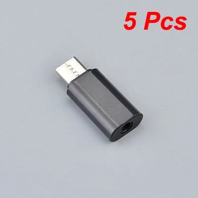 USB-C to 3.5mm Headphone Adapter – Type-C Male to 3.5mm Female Audio Converter for Phones & Tablets