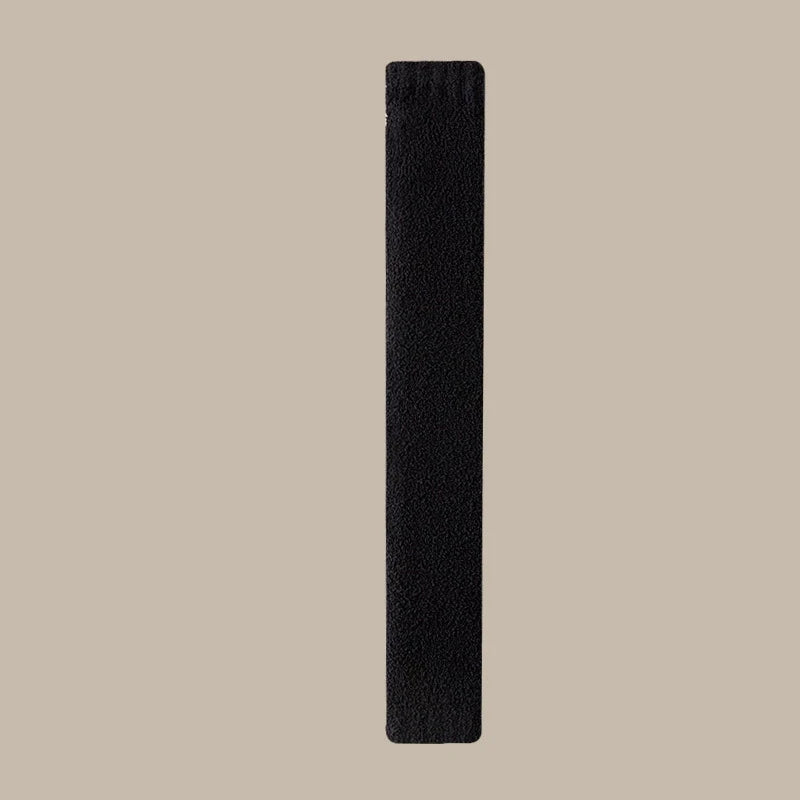 Women's Knee-High Polyester Leg Warmers - Soft Long Solid Color Boot Socks