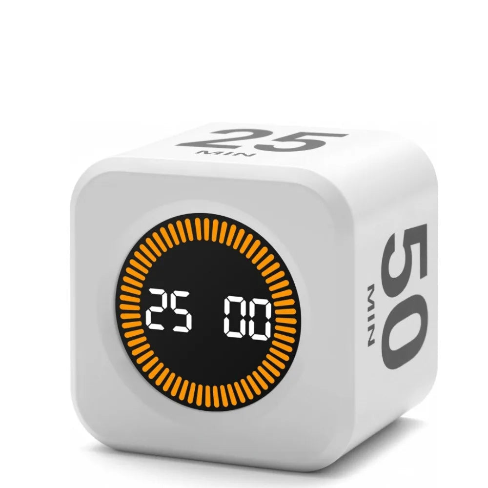 Mini Digital Gravity Flip Timer 1-90 Minute Countdown — LCD Flip Timer for Kitchen, Cooking, Pomodoro, Study & Work