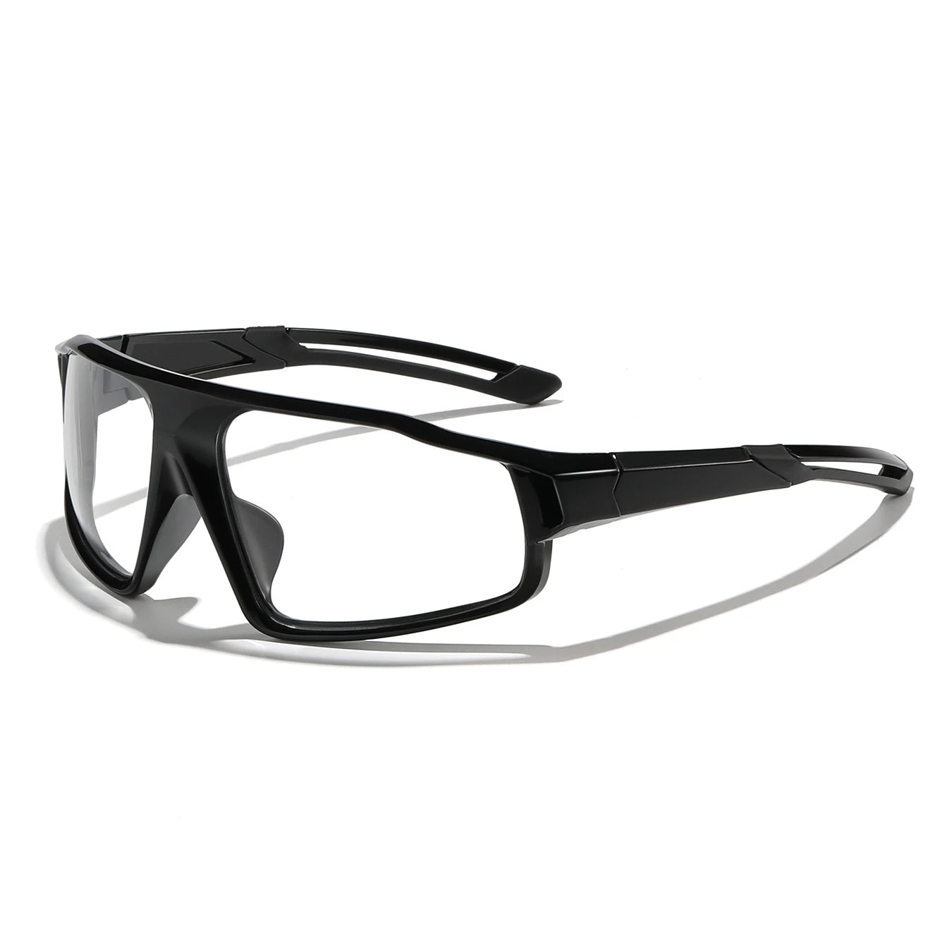 Unisex Photochromic Road Bike Sunglasses - Polycarbonate Lenses, 142 mm (5.6 in) W x 58 mm (2.3 in) H