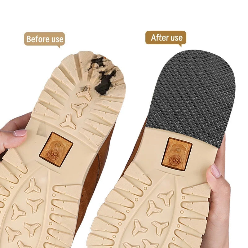 1 m (3.28 ft) Self-Adhesive Anti-Slip Sole Stickers, Mute Cushion Insoles for Outsole Repair, Wearable Shoe Pads