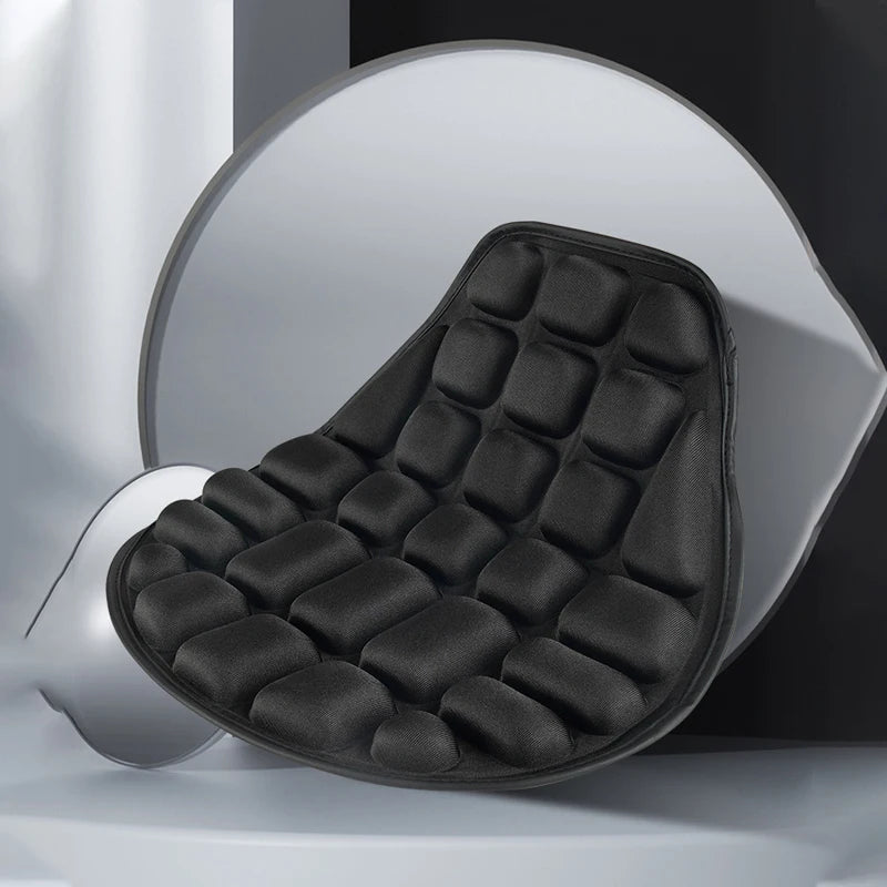 3D Breathable Motorcycle Seat Cushion EVA Foam Soft Non-Slip Pad - Universal Fit for Motorcycles, Scooters & Electric Bikes