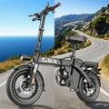 Compact Folding Electric City E-Bike 250W 48V, 14-Inch Wheel, 31-60 km Range, Brushless Motor