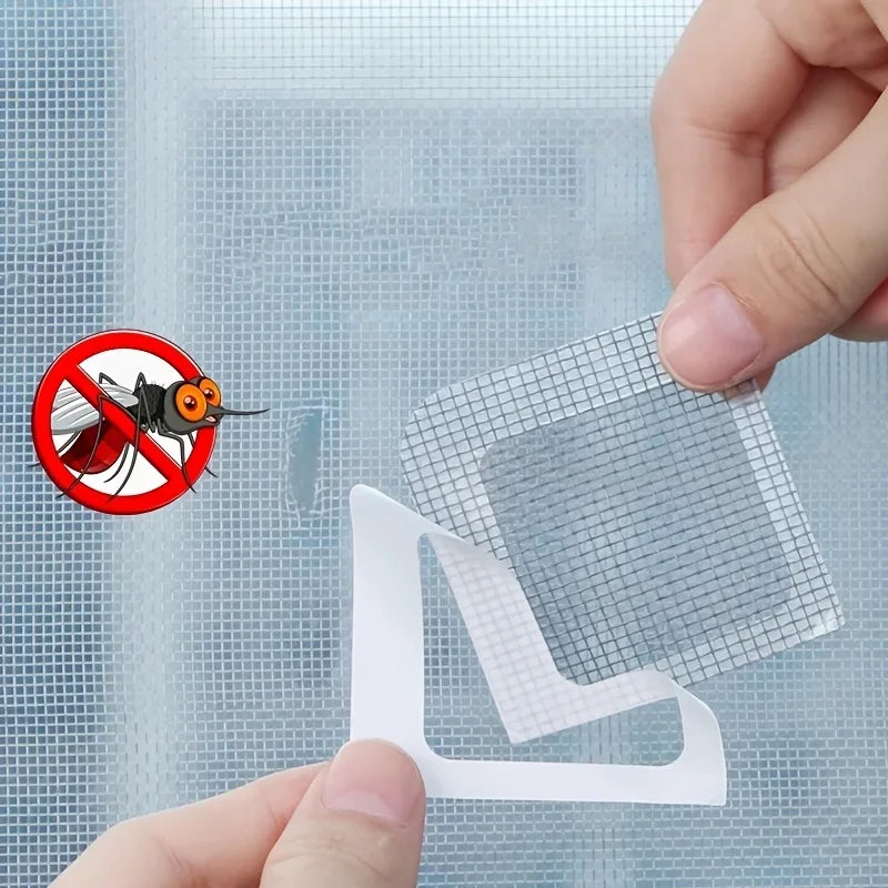Disposable Shower Hair Catchers Mesh Drain Covers Stick-On Sink & Floor Strainers