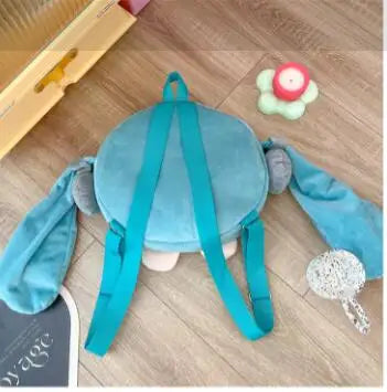 Cute Anime Plush Shoulder Backpack Kawaii Cartoon Knapsack for Kids and Students, Gift Toy