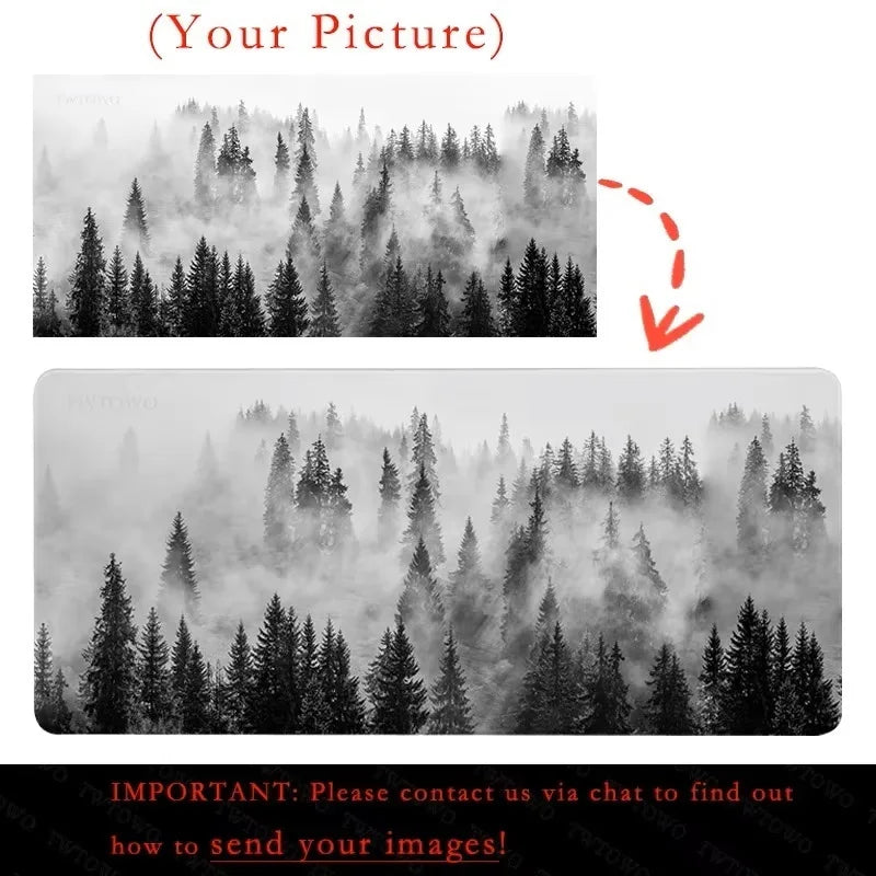 Custom Playmat Mouse Pad 600x350x2mm (23.6 x 13.8 x 0.08 in) Non-Slip Natural Rubber Gaming & Card Game Mat