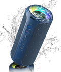 40W Portable Bluetooth Speaker — Bluetooth 5.3, IPX7 Waterproof, Deep Bass, LED Lights, 6600mAh Battery, TWS, AUX/TF