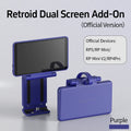 Dual 5.5-Inch (14.0 cm) OLED Back-Clip Extended Display Add-On for Handheld Game Consoles