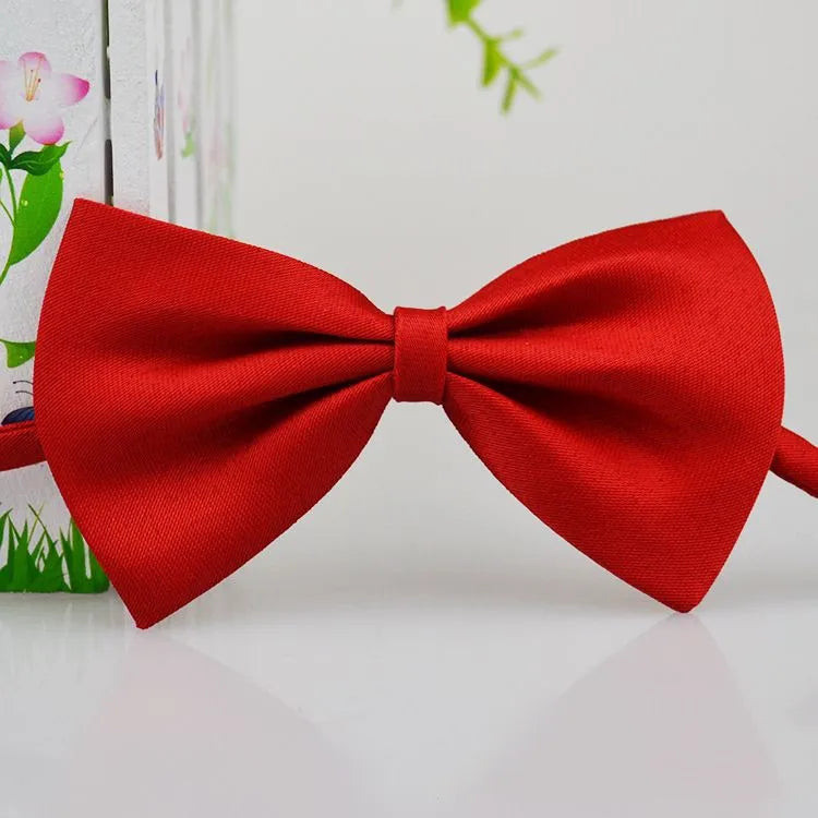 Adjustable Bow Tie Collar for Dogs & Cats - Pet Bowknot Necklace for Puppies