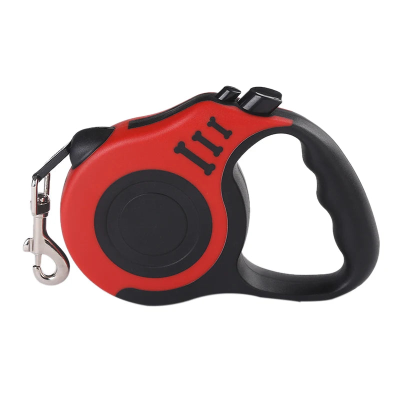 Retractable Dog Leash 3m / 5m (9.8ft / 16.4ft) Nylon Automatic Pet Lead for Small, Medium & Large Dogs and Cats