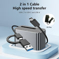 2.5/3.5-Inch SAS/SATA HDD Enclosure to USB 3.0 Docking Station, Aluminum HDD Caddy — Supports up to 18TB
